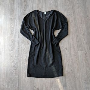 Old Navy Black Sweatshirt Dress